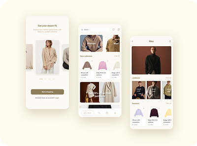 Fashion App Concept dailyui design fashion ui uidesign userinterface