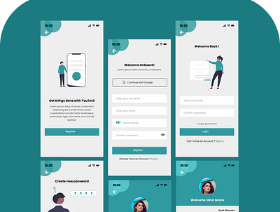 Mobile App app design ui ux