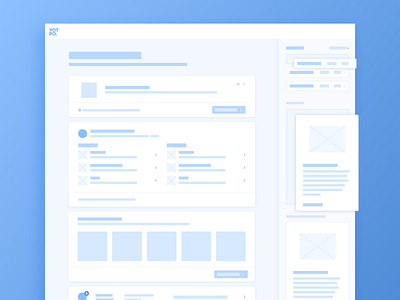 Yotpo Product Layouts blue component dashboard feed layout modal placeholder product sketch ux wireframe yotpo