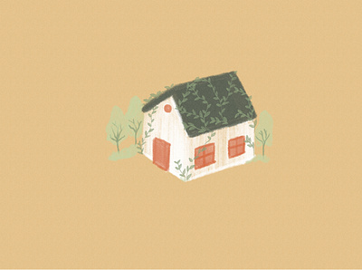 small house illustration