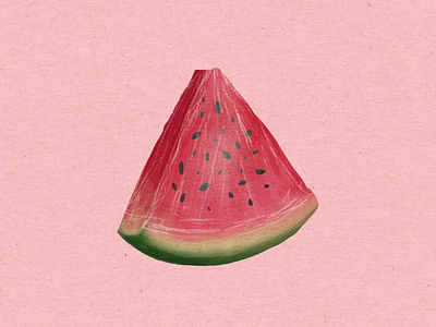 Simple Watermelon Illustration