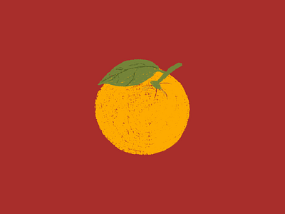 Simple Orange Illustration autumn color food fresh fruit illustration illustrator ingredients orange simple simple illustration