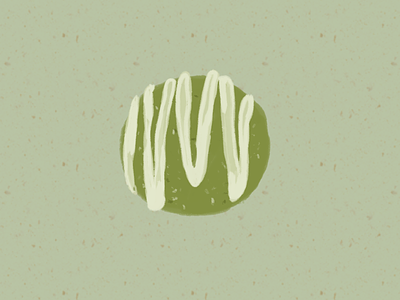 matcha - raya cookies eid food green illustration illustrator raya