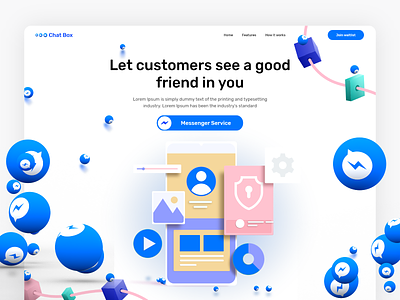 saas landing page