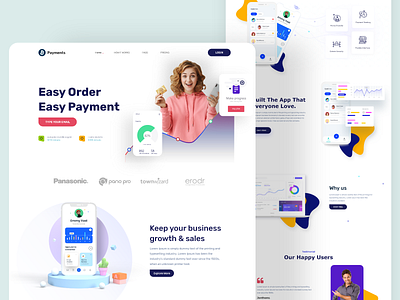 online app payments landing page