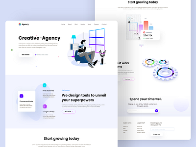 Agency Landing Page