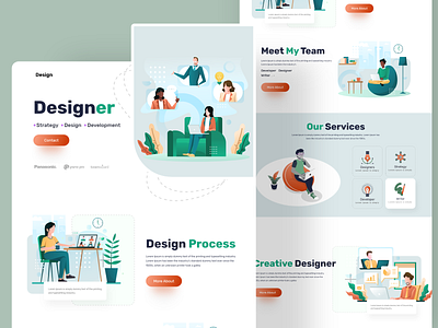 Design landing page