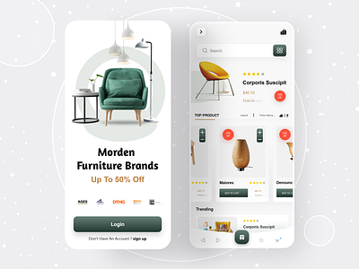 Furniture Shop App by Masud Rana on Dribbble