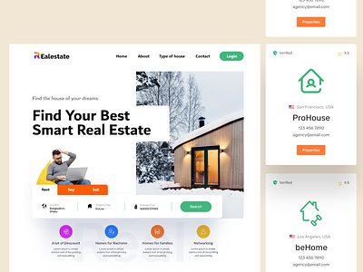 Real Estate Home page