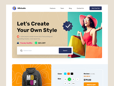 Clothing Store Website ecommerce website home page homepage interface landing page landing page design ui design uiux web web design webdesign website website design
