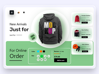 Clothing Store Web UI