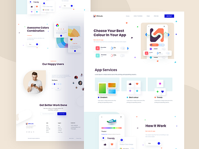 Saas landing page