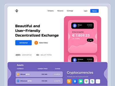 cryptocurrency exchange website