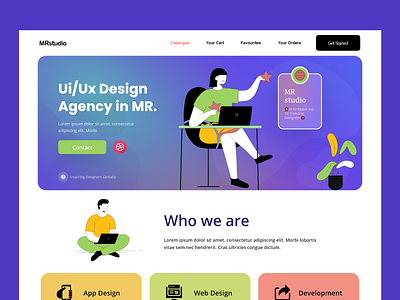 ui/ux design agency : website