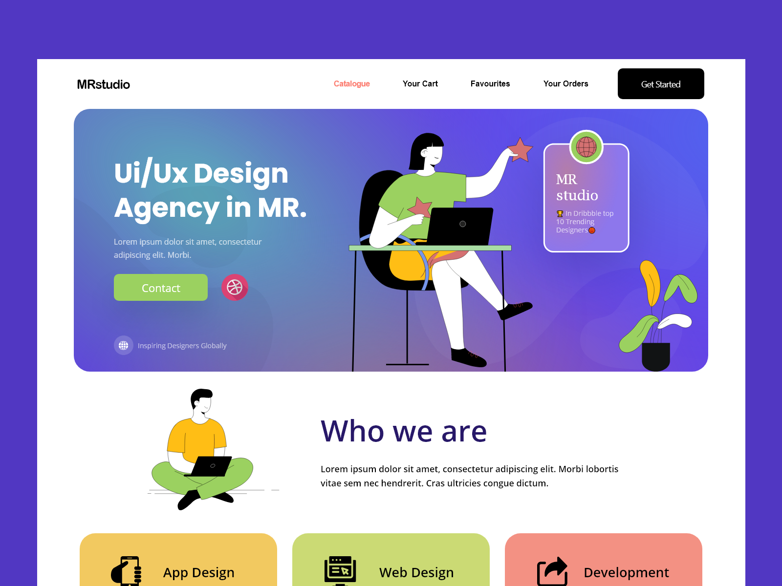 Ui Ux Design Agency : Website By Masud Rana On Dribbble