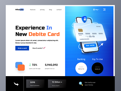 Dedite Card Landing Page