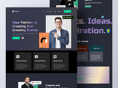 Creative Agency by Masud Rana on Dribbble
