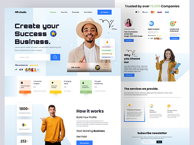 Business Agency Landing page