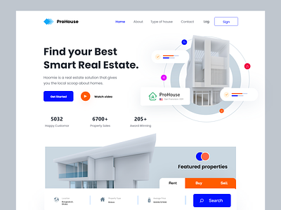 Real Estate Website Concept