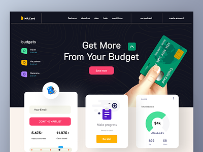 Credit Card Services Landing Page