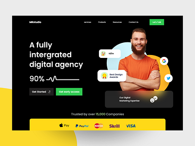 Agency Landing page