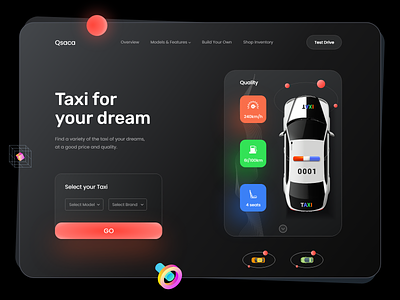 Taxi : Cab showroom web design