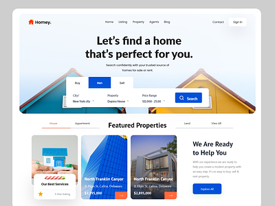 Real Estate Homepage