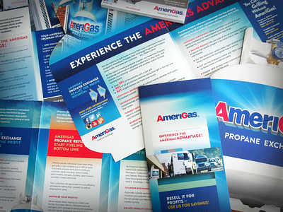 AmeriGas branding branding agency brochure design business promotion creative design creative direction design graphic design propane