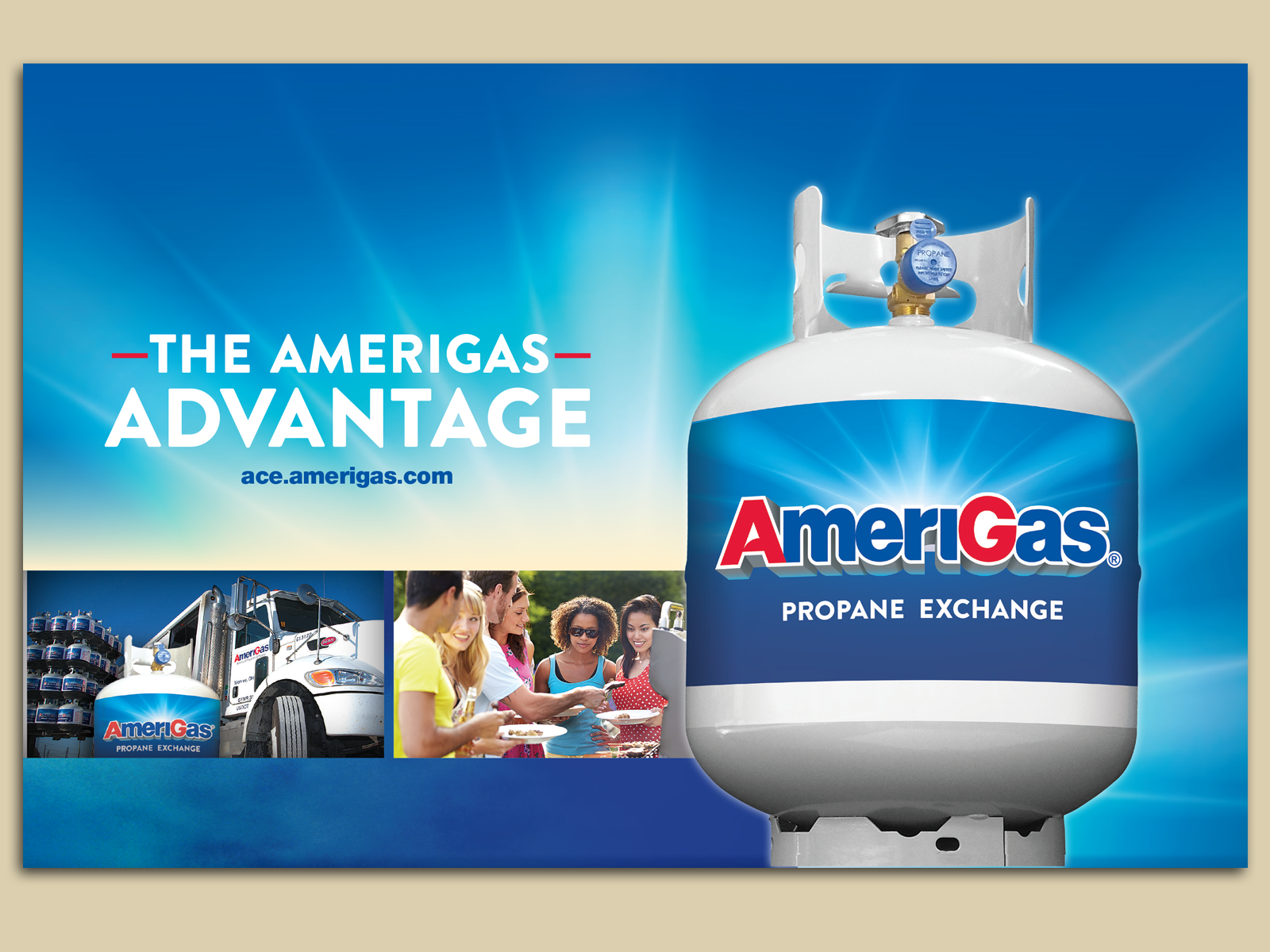 AmeriGas® Propane Exchange Guide by afa design on Dribbble