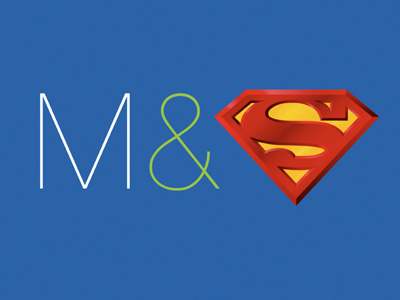 M&Superman high logo street