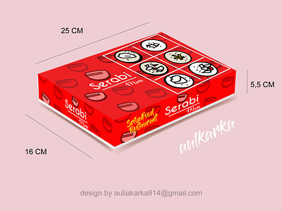 Mockup food boxes serabi mini