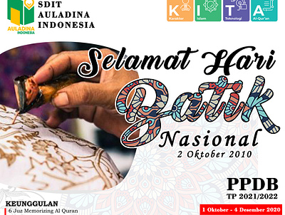 Hari Batik Nasional adobe photoshop ads banner aji chendra banner banner promotion batik branding design flyer flyer design instagram instagram post