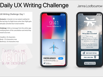 Daily UX Writing Challenge: Day 1