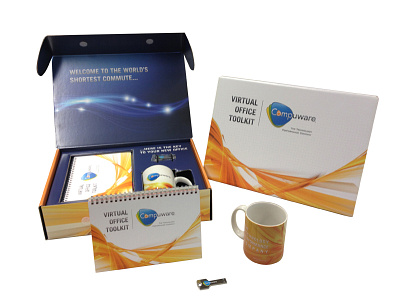 Compuware Virtual Office Toolkit Package Design branding design packaging print