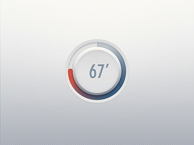Timer gradient minutes timer ui user interface