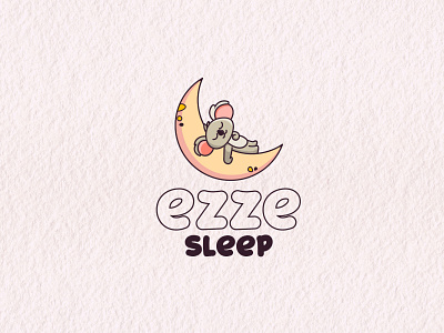 ezze sleep logo design animallogo animallogos customlogo graphic design logo mark logodesign logotype rtk rtkdesign