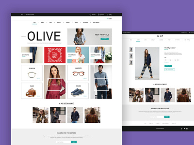 olive design interface webdesign
