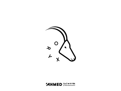 Oryx Logo Concept animal logo brand logo brand mark branding business logo creative logo design draw flat graphic design icon illustration illustrator logo logo design minimalist oryx oryx logo ui vector