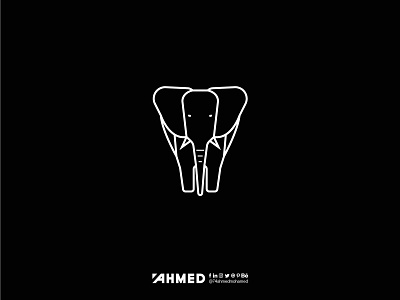 Elephant Logo Design abstract logo brand logo branding concept logo creative design draw elephant logo flat graphic design illustration illustrator logo logo design logo mark minimalist power travel ui vector