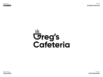 Greg's Cafe - Logo Design