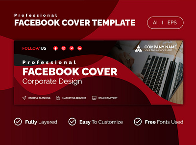 Facebook Cover Template web banner