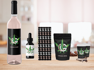 CG Cannabis Brand | Logo Design branding c logo cannabis design cannabis logo cbd logo cbd packaging design logo logodesign logos