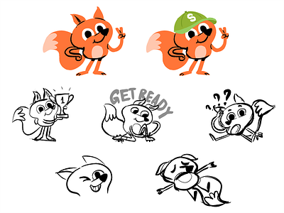 Fox | WIP character character design child children cute fox illustration kids kids art kidsart mishax procreate sketch sketches