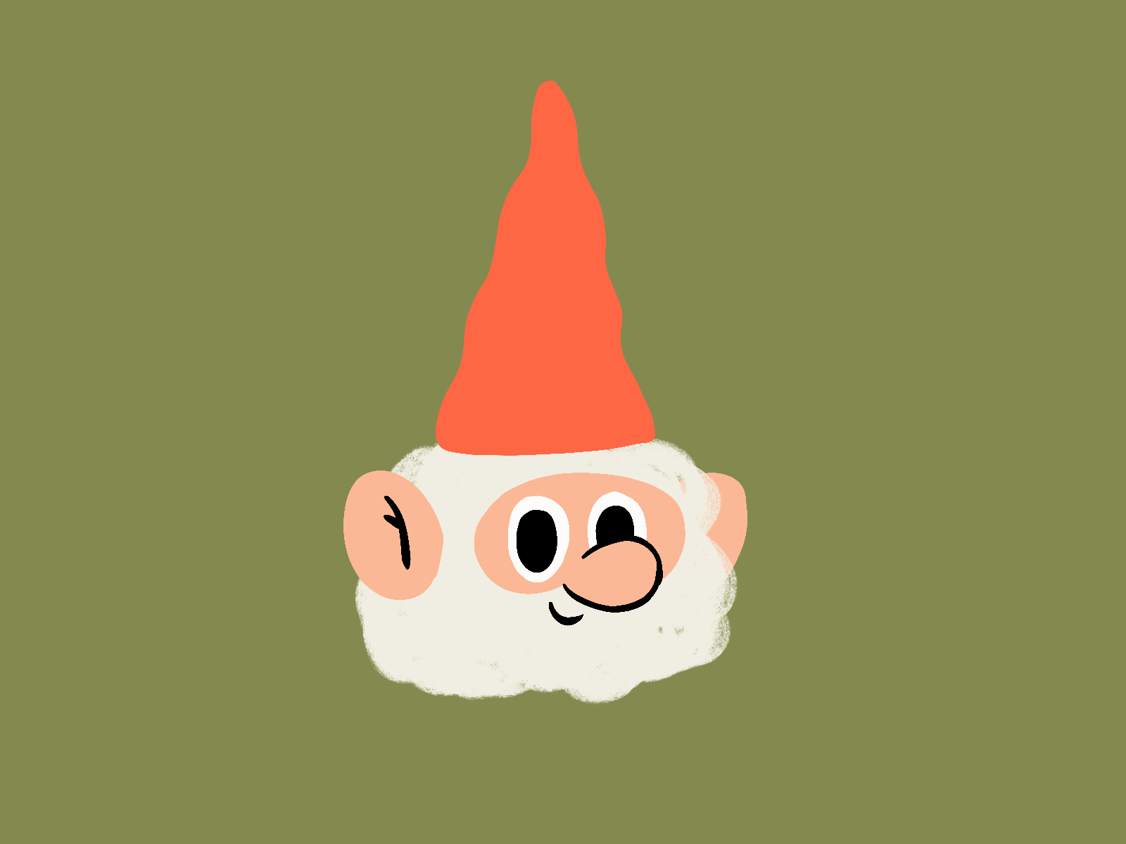 15. Gnome animation cartoon character drawn gif gnome mishax sticker wink