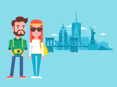 Travel by MishaX on Dribbble