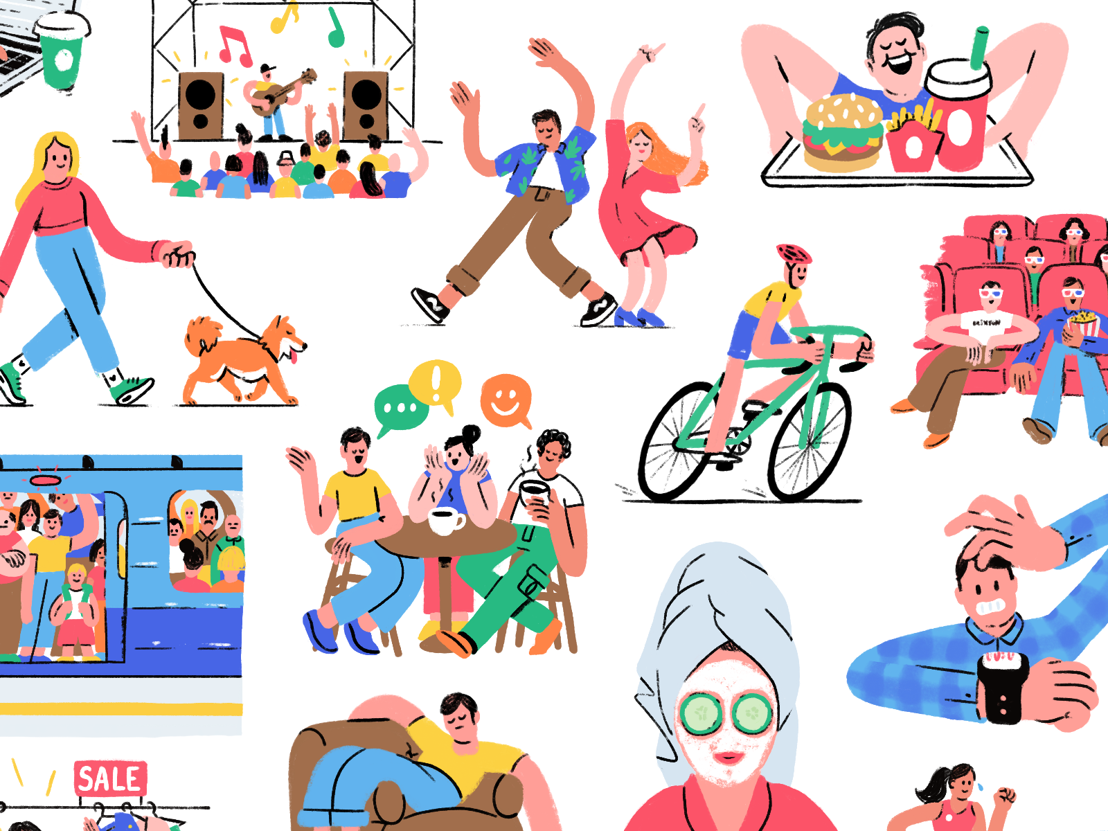 People by MishaX on Dribbble