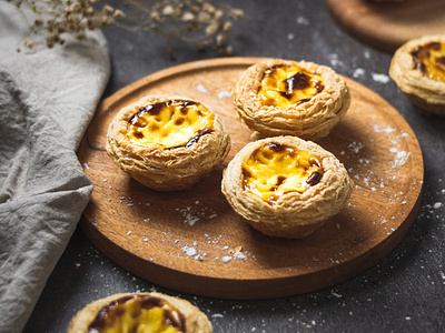 Egg Tart Photography | @lipseatery