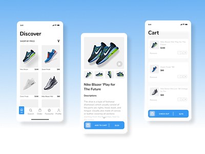 Shoes Ecommerce Mobile App commerce ecommerce mobile mobile app design shoes ui design