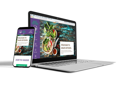Nga's Kitchen branding design logo vector web web design website development