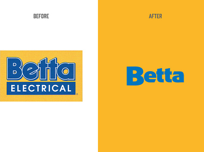 Betta Rebrand branding logo typography vector